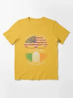 Slattery American Grown Irish Roots Essential Yellow T-Shirt