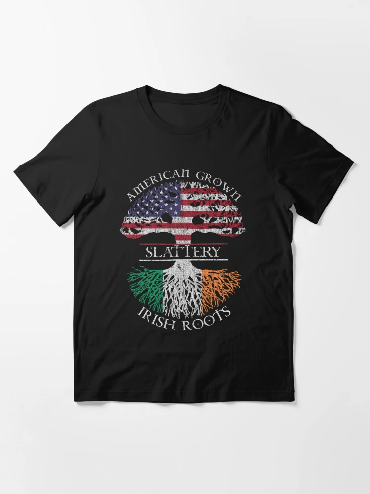 Slattery American Grown Irish Roots Essential T-Shirt